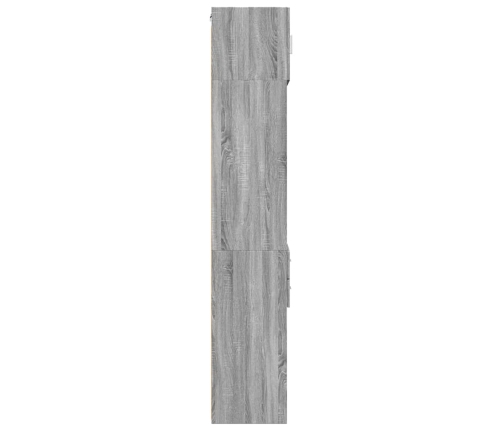 Armario estrecho madera ingeniería gris Sonoma 50x42,5x225 cm