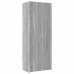 Armario de madera ingeniería gris Sonoma 70x42,5x225 cm