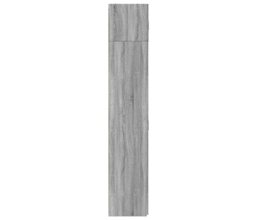 Armario de madera ingeniería gris Sonoma 70x42,5x225 cm