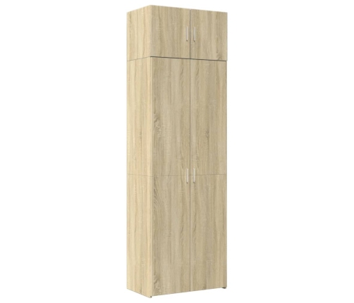 Armario de madera de ingeniería roble Sonoma 70x42,5x225 cm