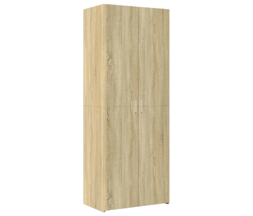 Armario de madera de ingeniería roble Sonoma 70x42,5x225 cm