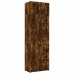 Armario de madera de ingeniería roble ahumado 70x42,5x225 cm