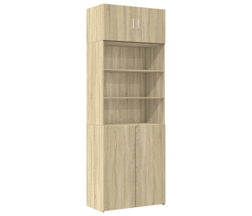 Armario de madera de ingeniería roble Sonoma 80x42,5x225 cm