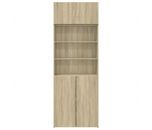 Armario de madera de ingeniería roble Sonoma 80x42,5x225 cm