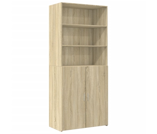 Armario de madera de ingeniería roble Sonoma 80x42,5x225 cm