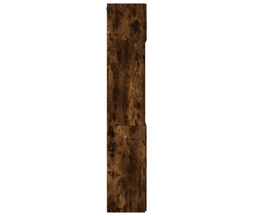 Armario de madera de ingeniería roble ahumado 80x42,5x225 cm