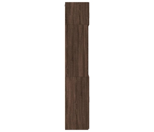 Armario de madera de ingeniería marrón roble 80x42,5x225 cm