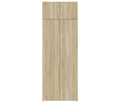 Armario de madera de ingeniería roble Sonoma 80x42,5x225 cm