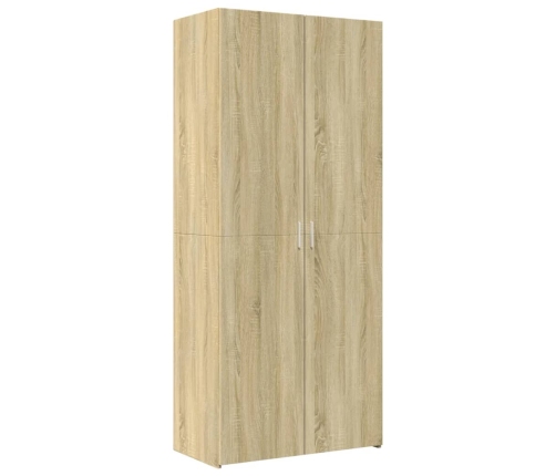 Armario de madera de ingeniería roble Sonoma 80x42,5x225 cm