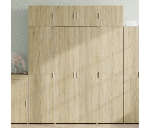 Armario de madera de ingeniería roble Sonoma 80x42,5x225 cm