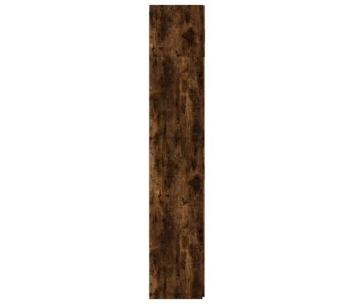 Armario de madera de ingeniería roble ahumado 80x42,5x225 cm