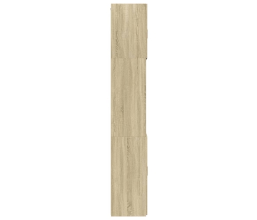 Aparador alto madera de ingeniería roble Sonoma 80x42,5x249 cm