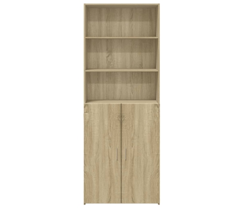 Aparador alto madera de ingeniería roble Sonoma 70x42,5x185 cm