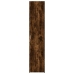 Aparador de madera de ingeniería roble ahumado 40x42,5x185 cm