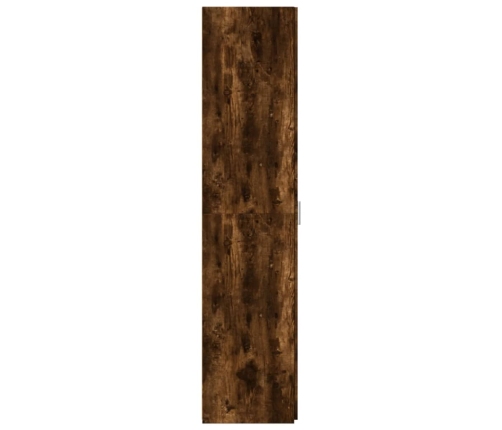 Aparador de madera de ingeniería roble ahumado 40x42,5x185 cm