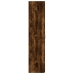Aparador de madera de ingeniería roble ahumado 40x42,5x185 cm