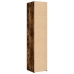 Aparador de madera de ingeniería roble ahumado 40x42,5x185 cm