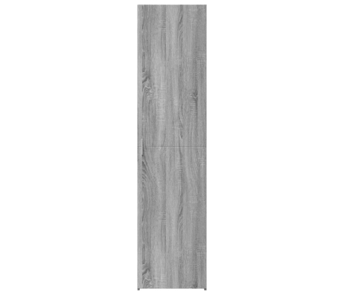 Aparador de madera de ingeniería gris Sonoma 45x42,5x185 cm