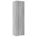 Aparador de madera de ingeniería gris Sonoma 50x42,5x185 cm