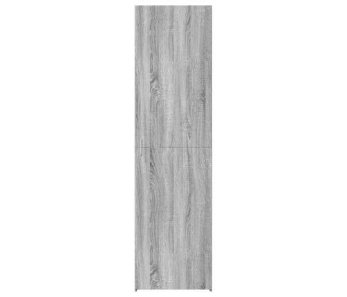 Aparador de madera de ingeniería gris Sonoma 50x42,5x185 cm