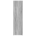 Aparador de madera de ingeniería gris Sonoma 50x42,5x185 cm