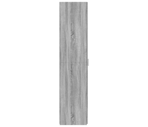 Aparador de madera de ingeniería gris Sonoma 50x42,5x185 cm