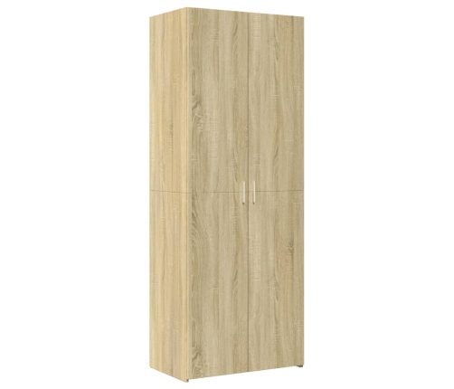 Aparador alto madera de ingeniería roble Sonoma 70x42,5x185 cm