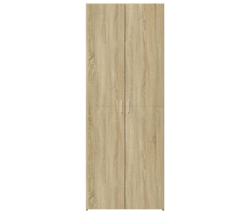 Aparador alto madera de ingeniería roble Sonoma 70x42,5x185 cm