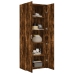 Aparador alto madera de ingeniería roble ahumado 70x42,5x185 cm