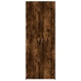 Aparador alto madera de ingeniería roble ahumado 70x42,5x185 cm