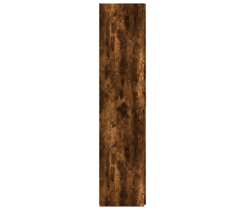 Aparador alto madera de ingeniería roble ahumado 70x42,5x185 cm