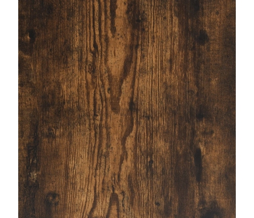 Aparador alto madera de ingeniería roble ahumado 70x42,5x185 cm