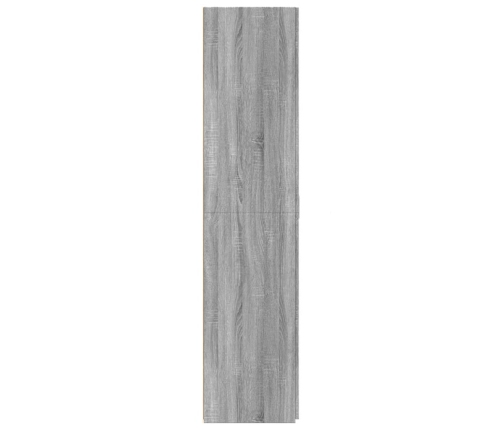 Aparador alto madera de ingeniería gris Sonoma 70x42,5x185 cm