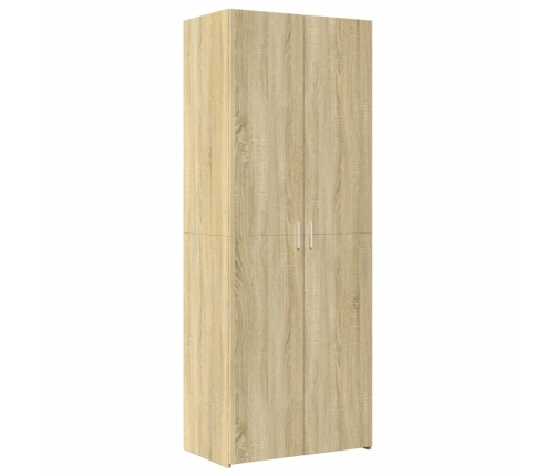 Aparador alto madera de ingeniería roble Sonoma 70x42,5x185 cm