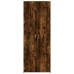 Aparador alto madera de ingeniería roble ahumado 70x42,5x185 cm