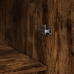 Aparador alto madera de ingeniería roble ahumado 70x42,5x185 cm