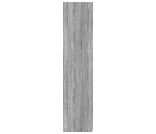 Aparador alto madera de ingeniería gris Sonoma 70x42,5x185 cm