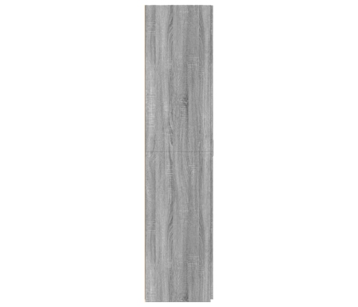 Aparador de madera de ingeniería gris Sonoma 80x42,5x185 cm