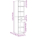 Aparador de madera de ingeniería roble Sonoma 40x42,5x185 cm