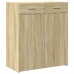 Aparador de madera contrachapada roble Sonoma 80x42,5x93 cm