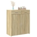 Aparador de madera contrachapada roble Sonoma 80x42,5x93 cm