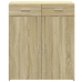 Aparador de madera contrachapada roble Sonoma 80x42,5x93 cm