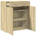 Aparador de madera contrachapada roble Sonoma 80x42,5x93 cm