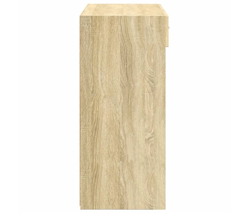 Aparador de madera de ingeniería roble Sonoma 80x42,5x93 cm