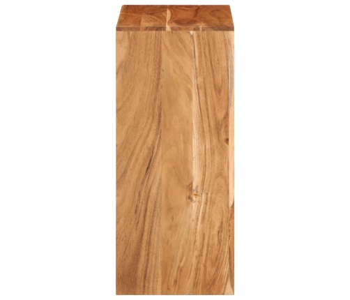 Cómoda de madera maciza de acacia 55x33x75 cm