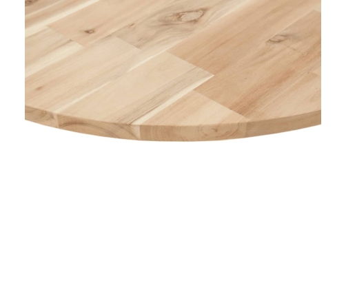 Tablero de mesa redondo madera maciza de acacia Ø40x2 cm