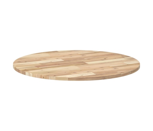 Tablero de mesa redondo madera maciza de acacia Ø80x2 cm