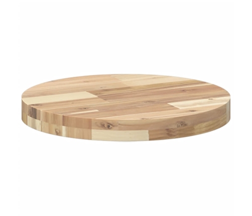 Tablero de mesa redondo madera maciza de acacia Ø40x4 cm