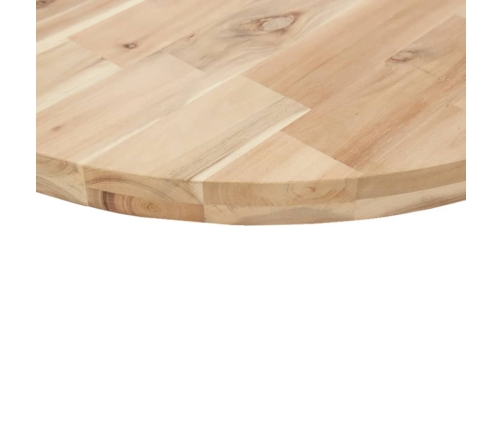 Tablero de mesa redondo madera maciza de acacia Ø40x4 cm