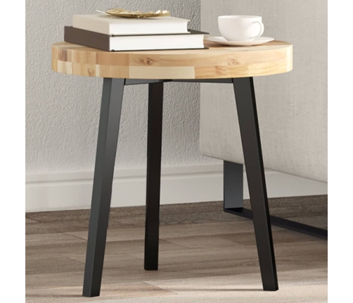 Tablero de mesa redondo madera maciza de acacia Ø40x4 cm